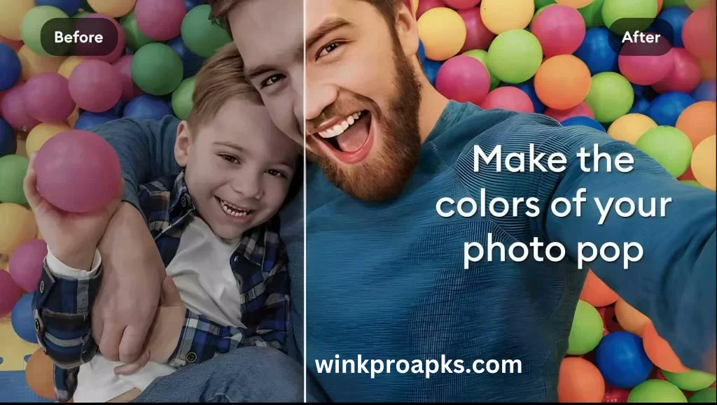 Wink Video enhancer tool VS Remini Video retouching APK